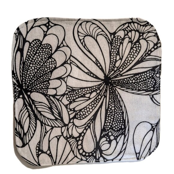 13 Handmade Cotton Flannel 2 Ply Reuseable Washable Diaper Wipes 7.5" Square - Picture 3 of 3